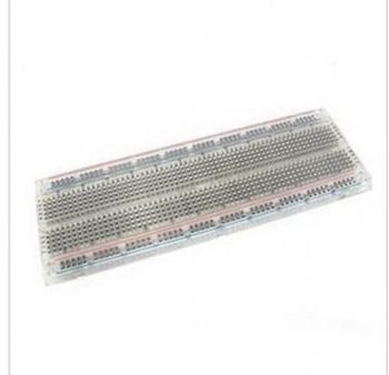 830 tie-point Transparent clear Solderless Prototype Breadboard for Arduino